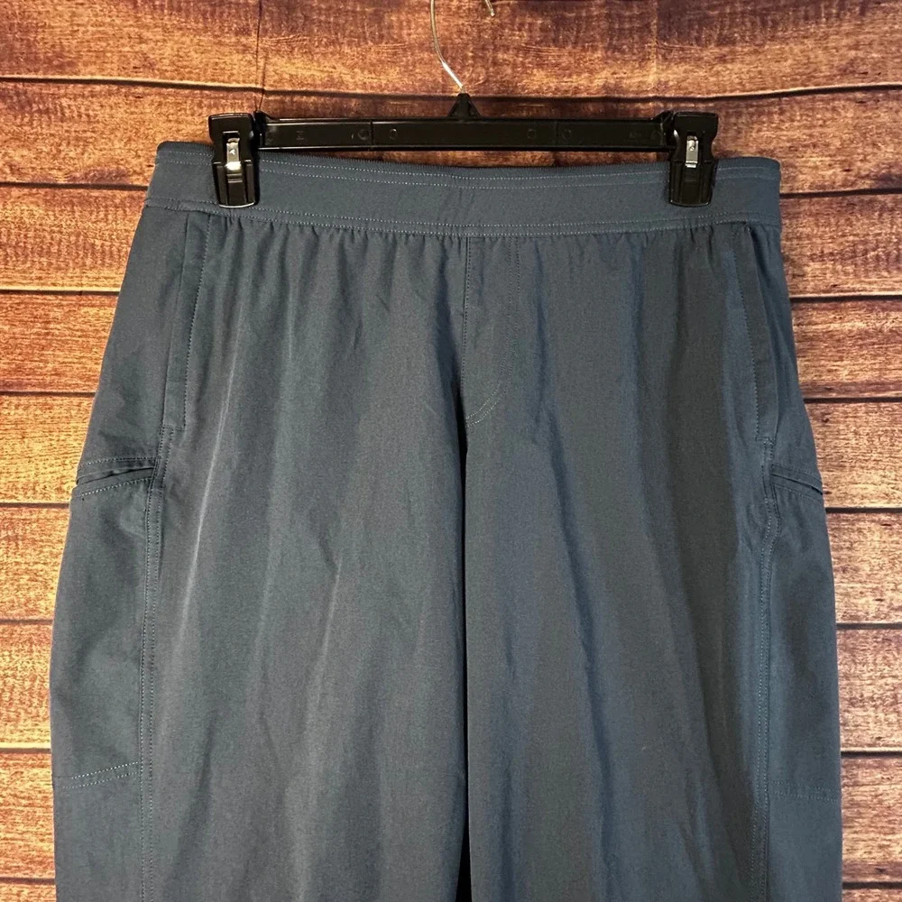 Kuhl Mens Pull On Hiking Travel Pants Blue Lightweight Stretch Roll Up XL Reg